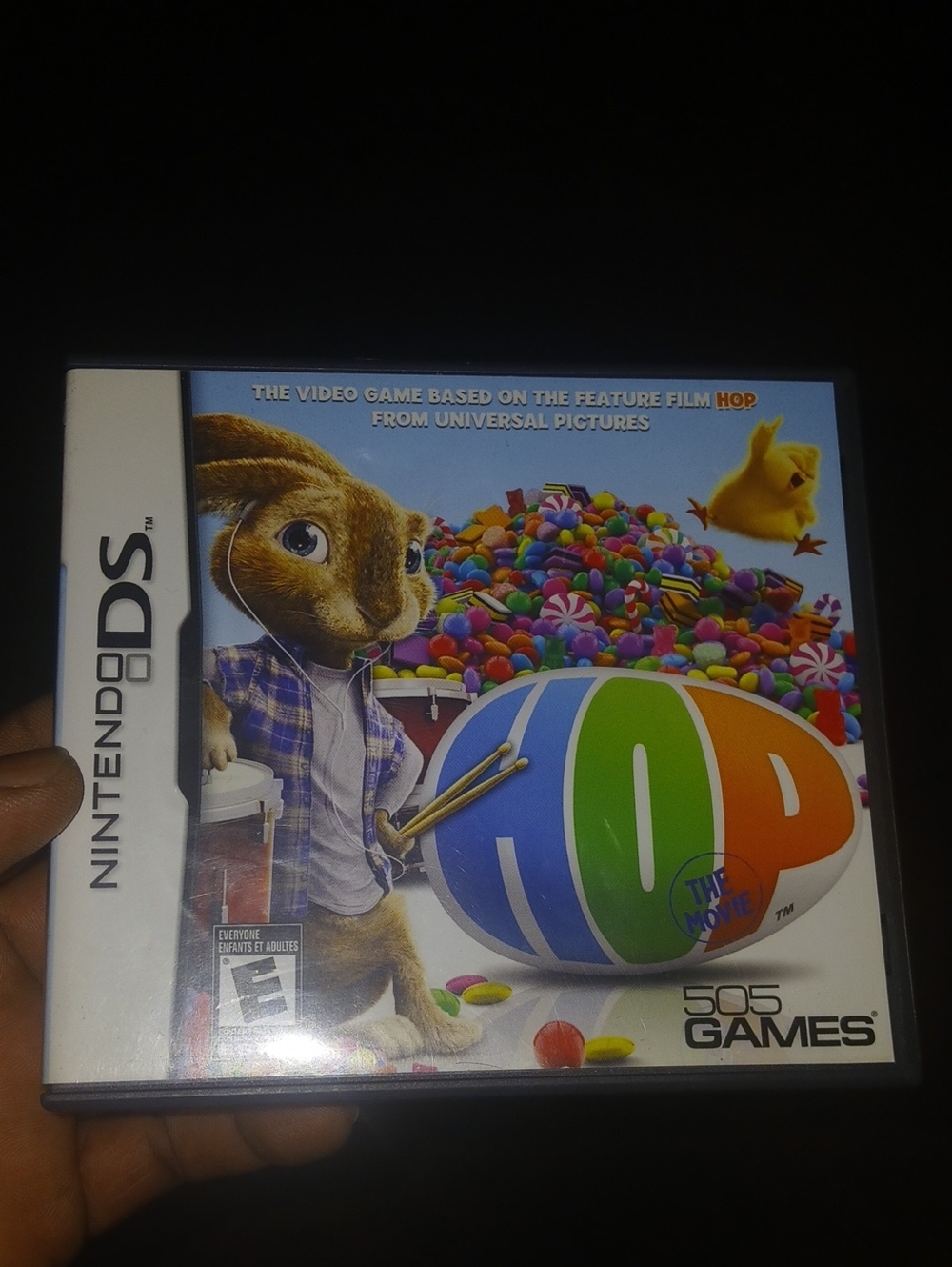 Nintendo DS Hop Video Game - White Case with Colorful Cover Art